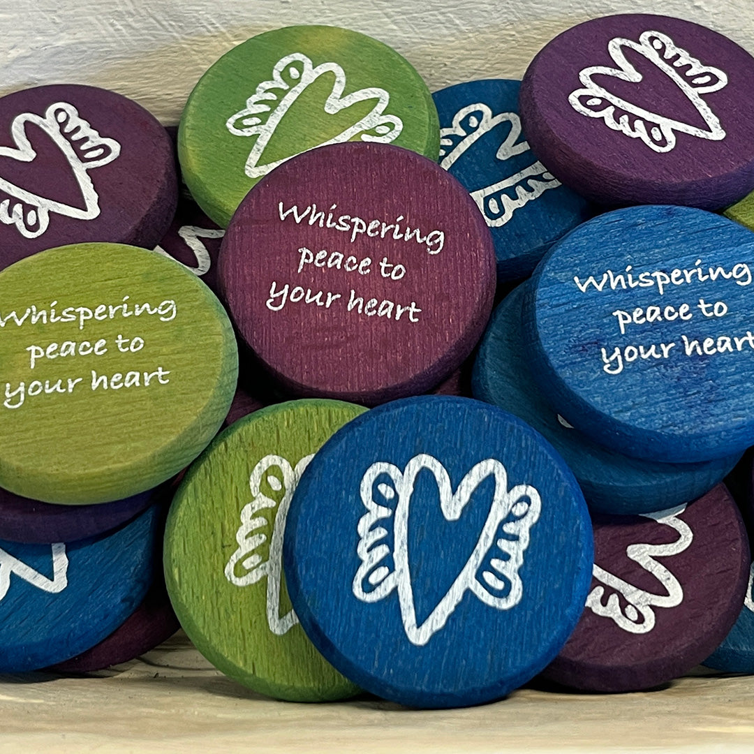 Grief and Support Wood Coin Tokens - Sold Individually