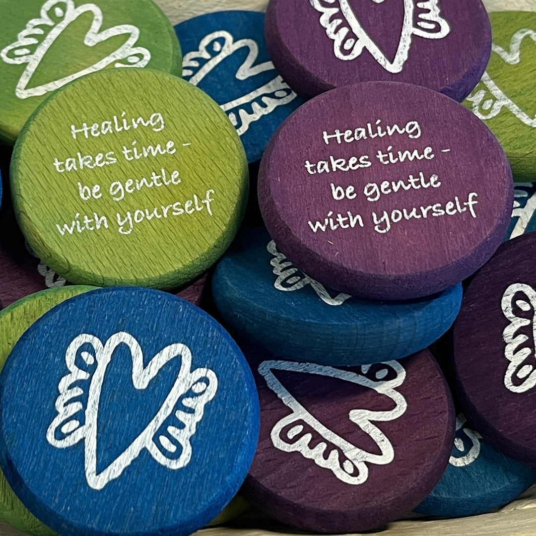 Grief and Support Wood Coin Tokens - Sold Individually
