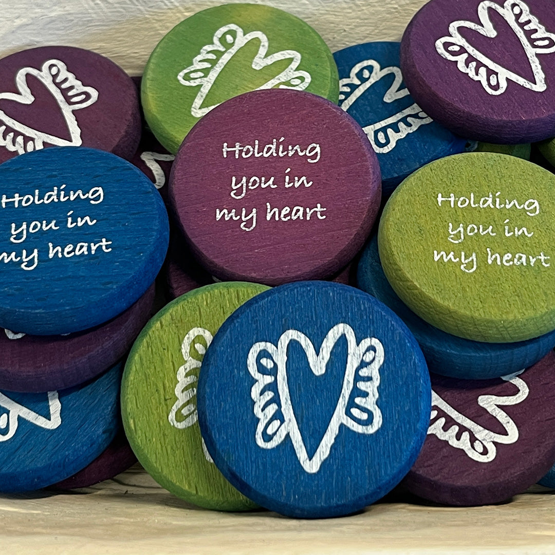 Grief and Support Wood Coin Tokens - Sold Individually