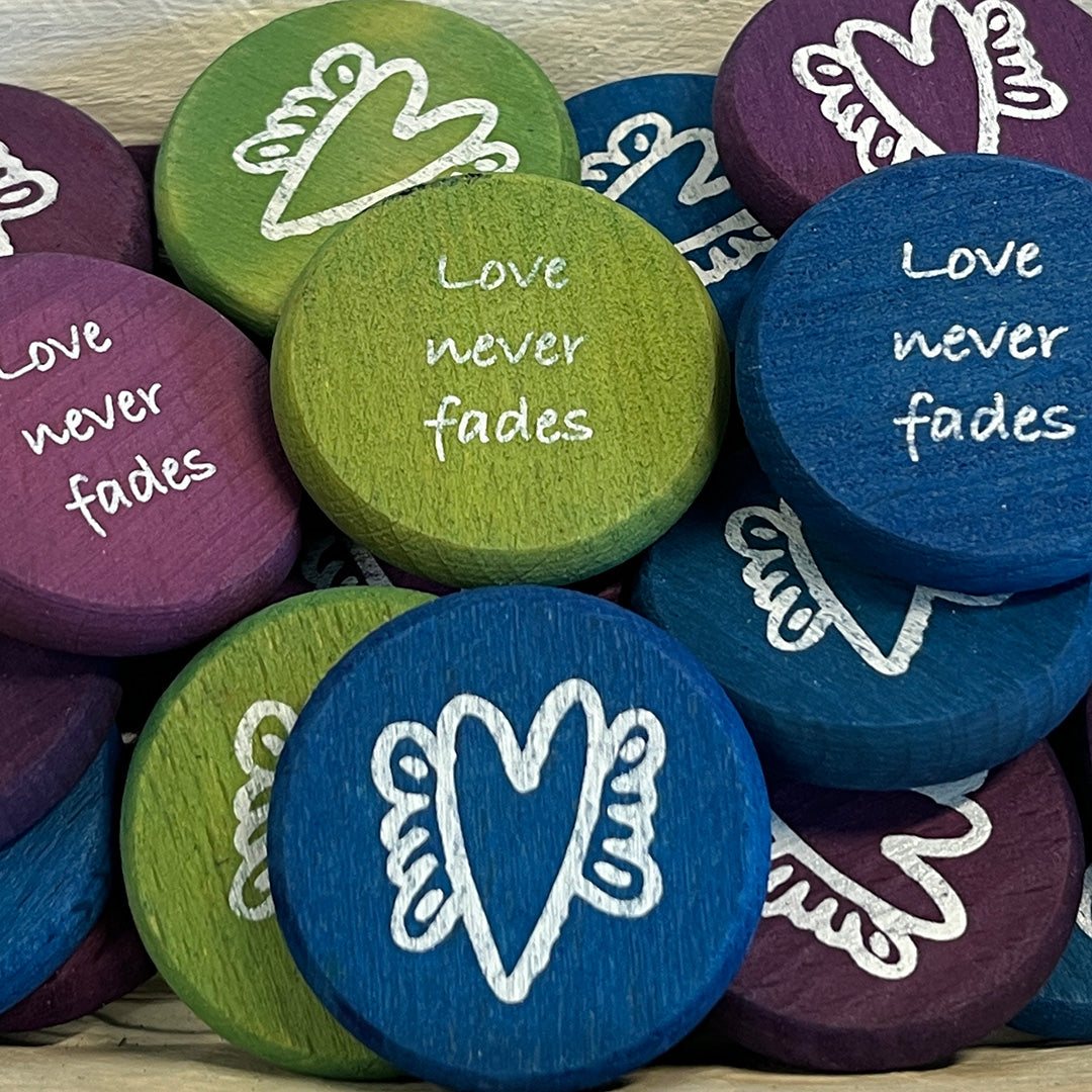 Grief and Support Wood Coin Tokens - Sold Individually