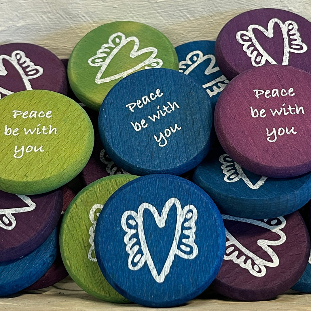 Grief and Support Wood Coin Tokens - Sold Individually
