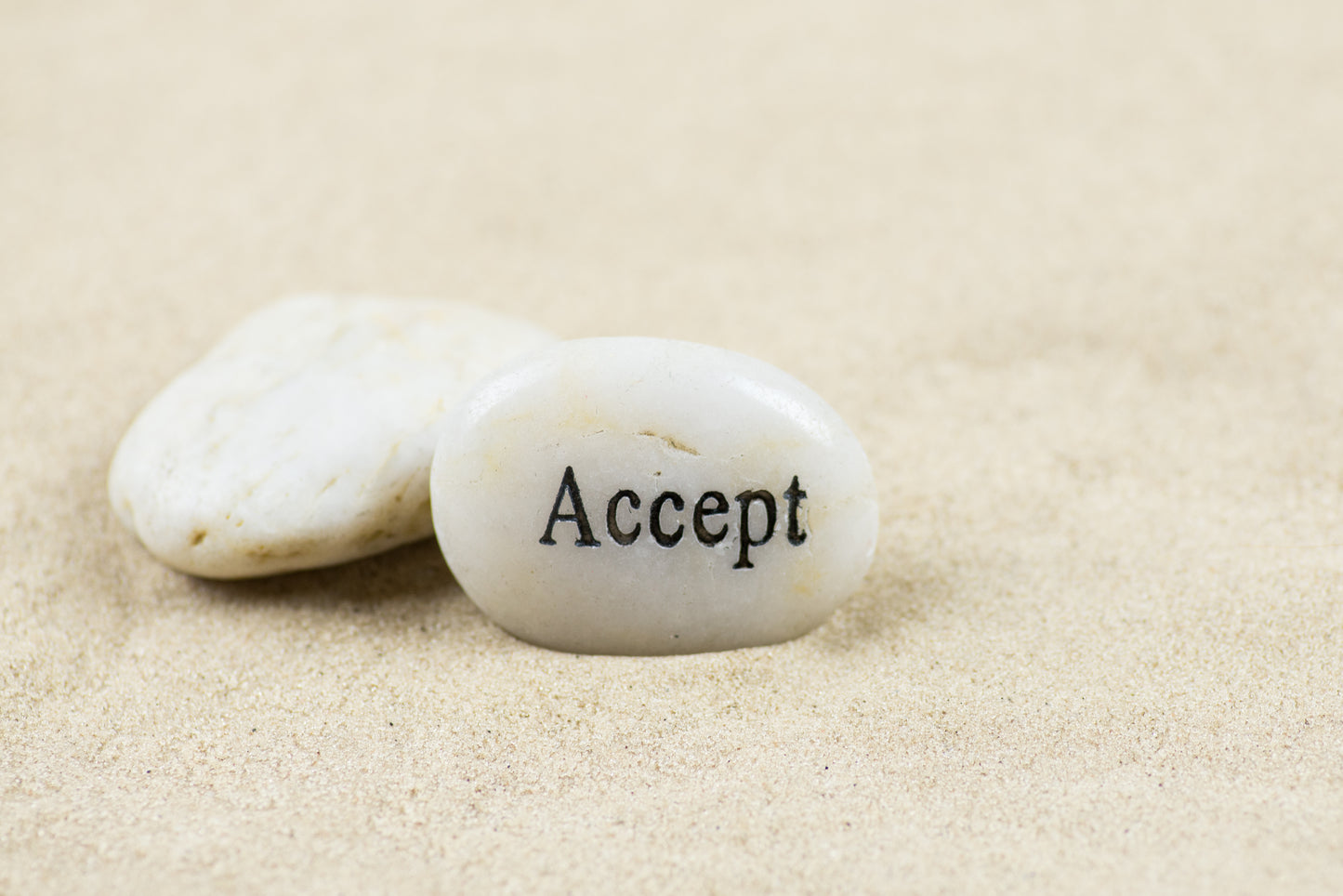 Engraved River Rock - Single Word - Display Packages