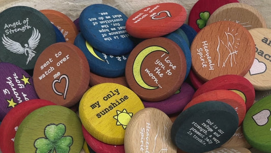 Inspirational Wood Coin Tokens - Sold Individually
