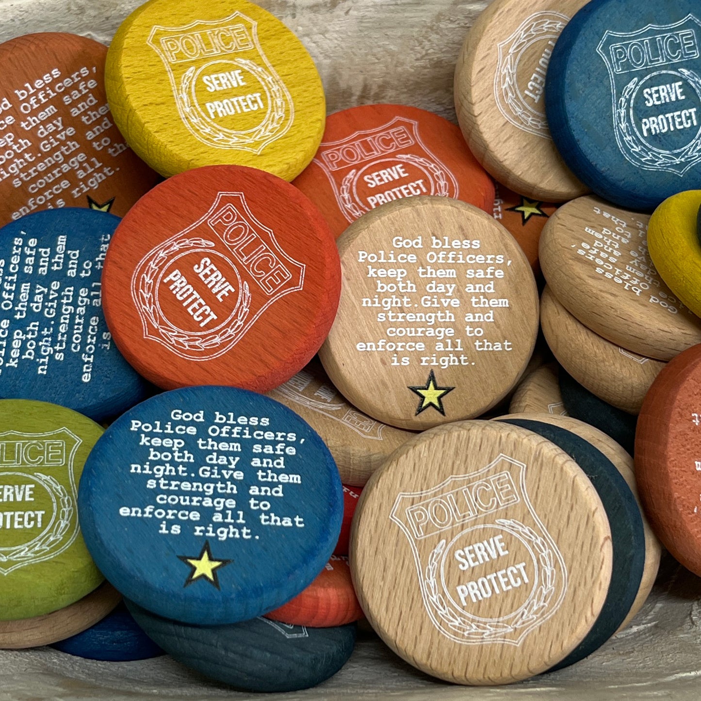 Inspirational Wood Coin Tokens - Sold Individually