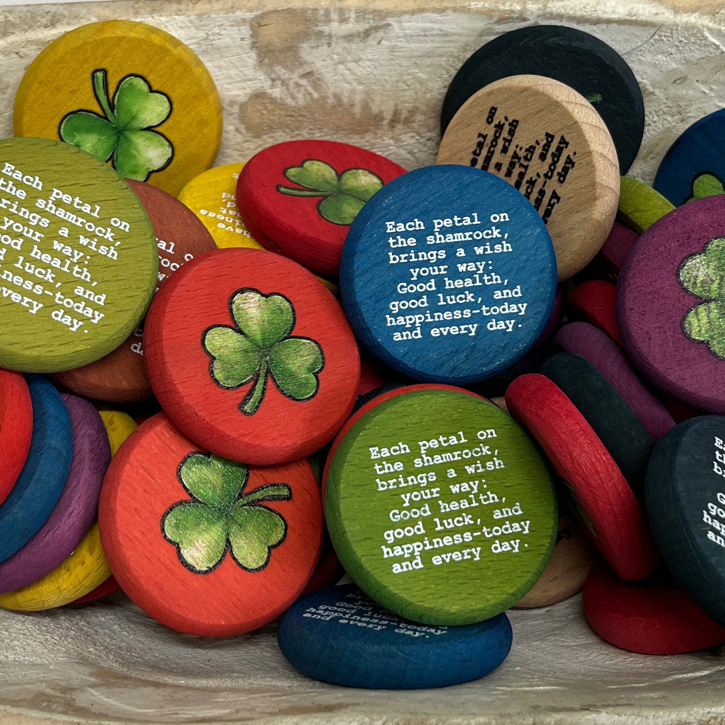 Inspirational Wood Coin Tokens - Sold Individually