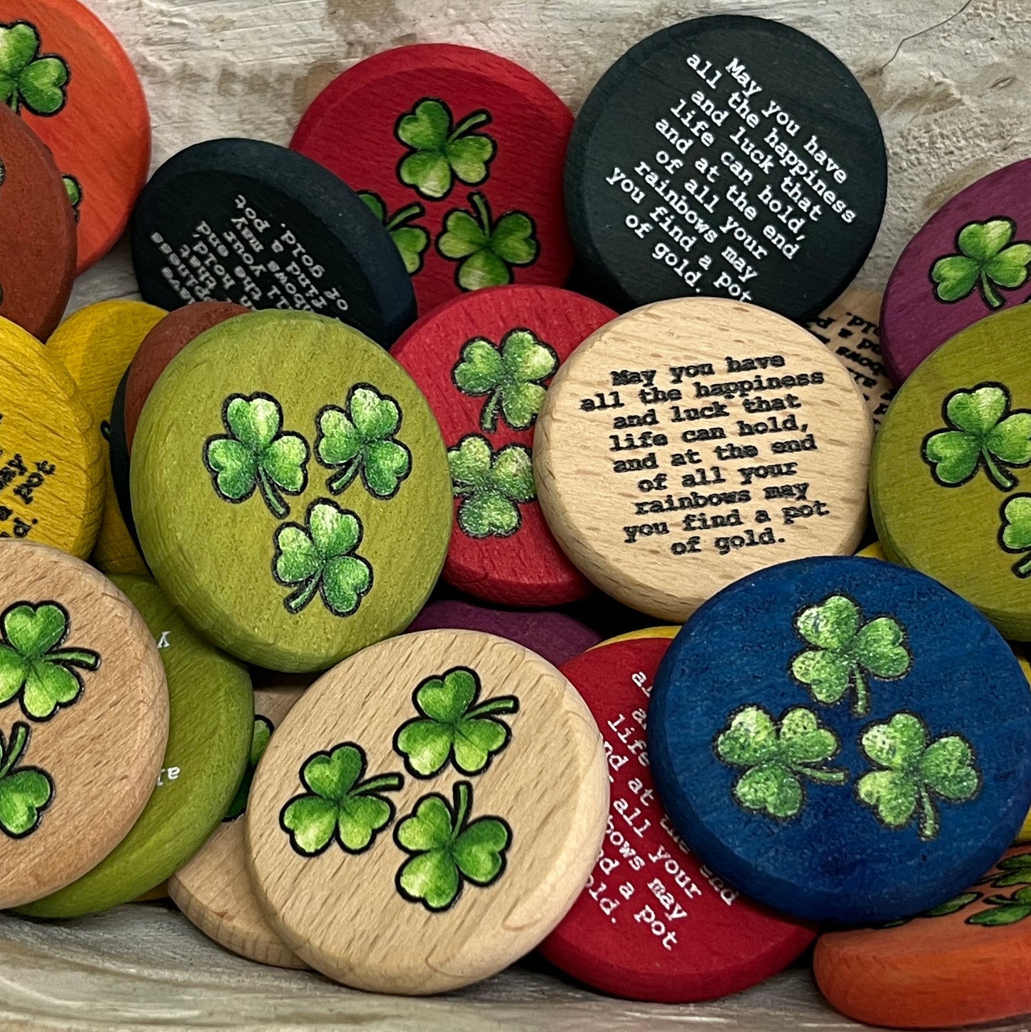 Inspirational Wood Coin Tokens - Sold Individually