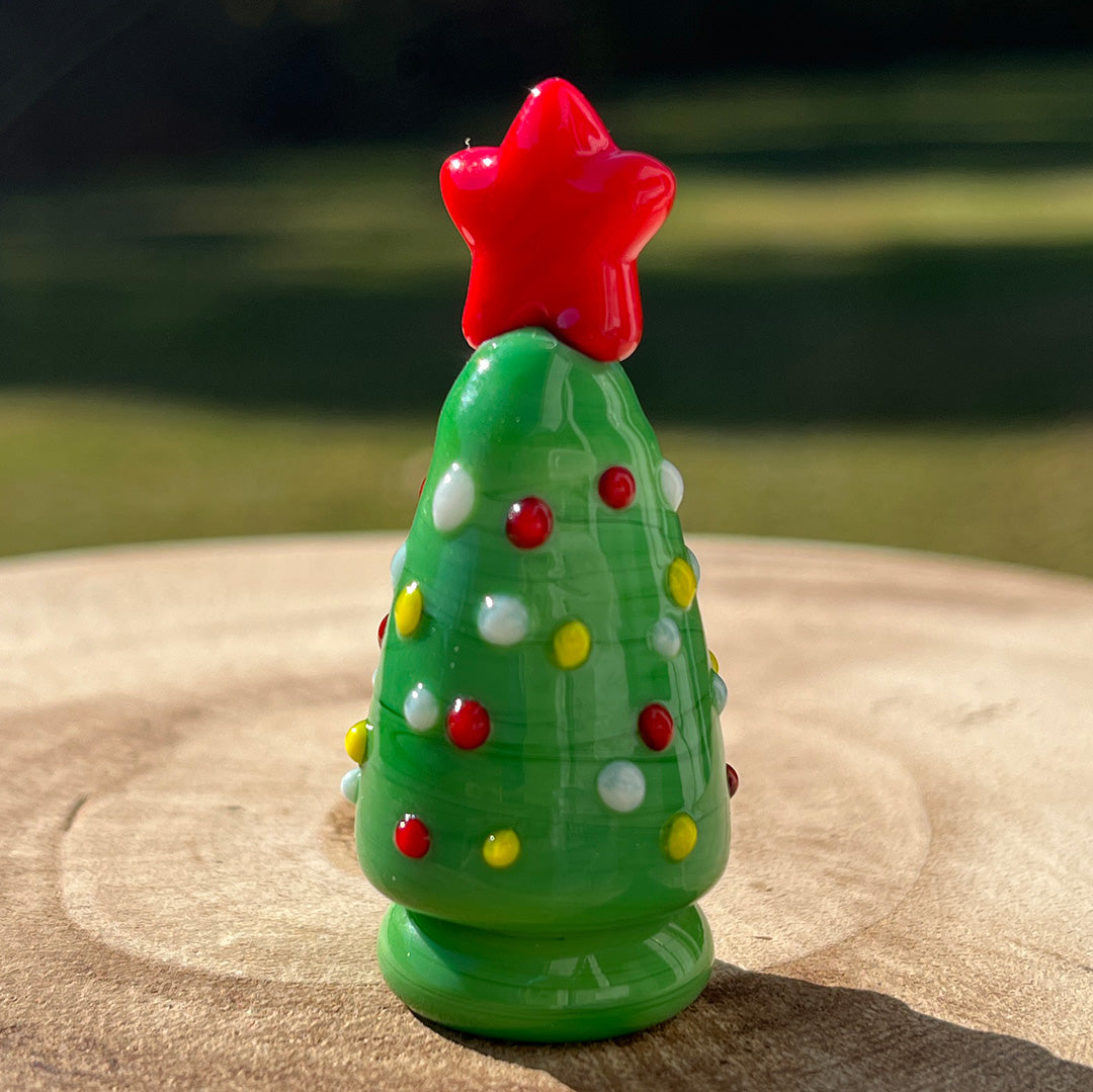 Glass Figurine Sitter Collectible - TREE