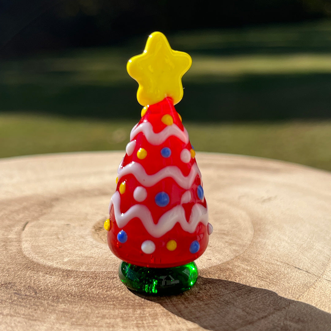 Glass Figurine Sitter Collectible - TREE