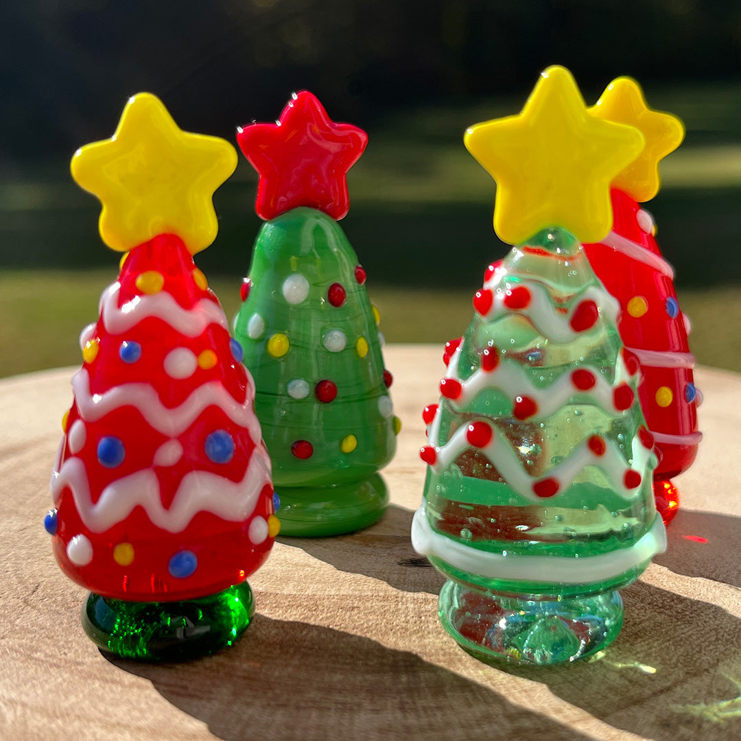Glass Figurine Sitter Collectible - TREE