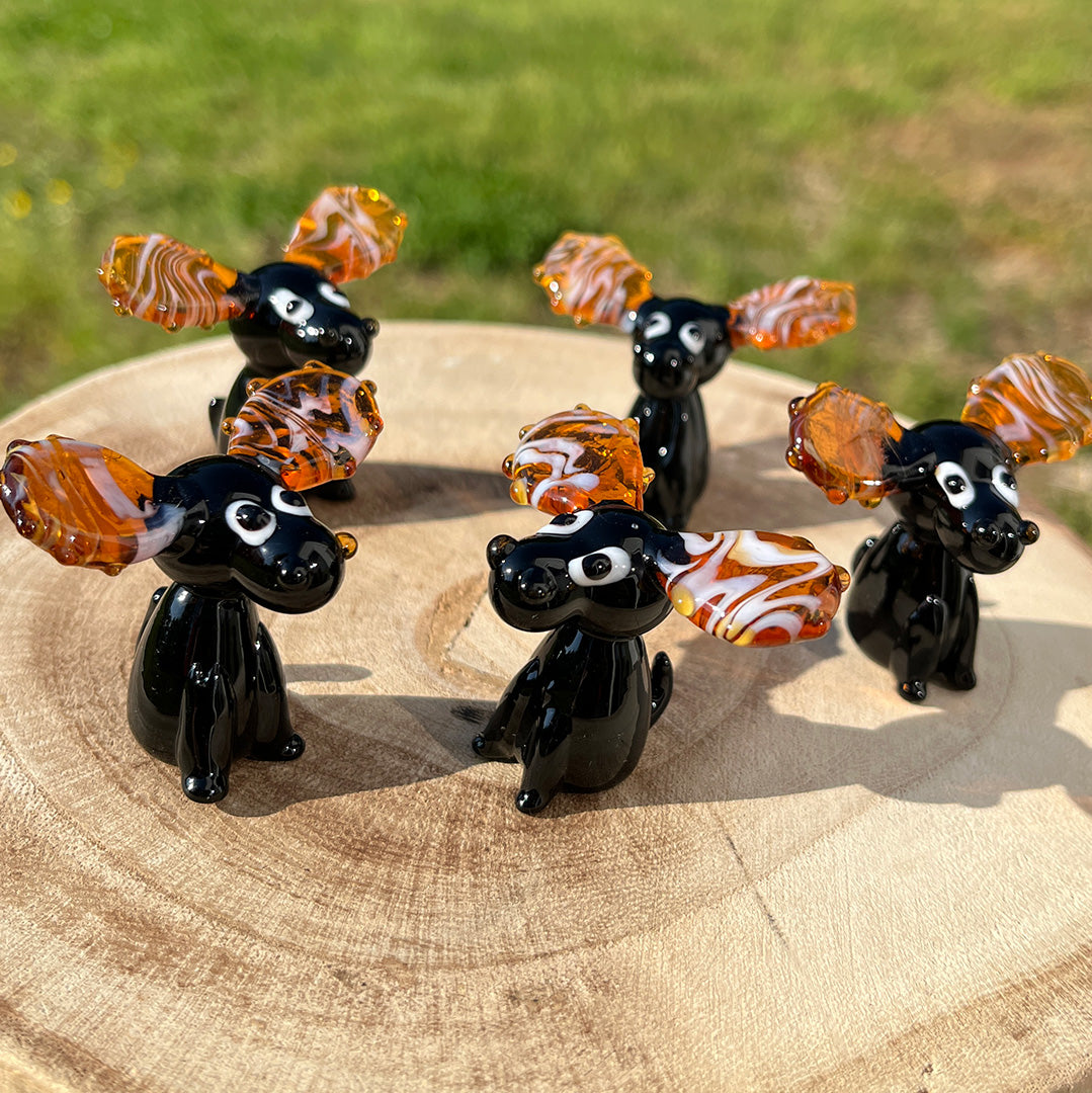 Glass Figurine Sitter Collectible - MOOSE